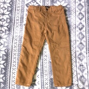 Kids Tan Straight-Leg Casual Pants